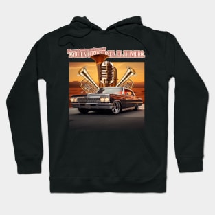 Old classical car with Mexican text Hoodie